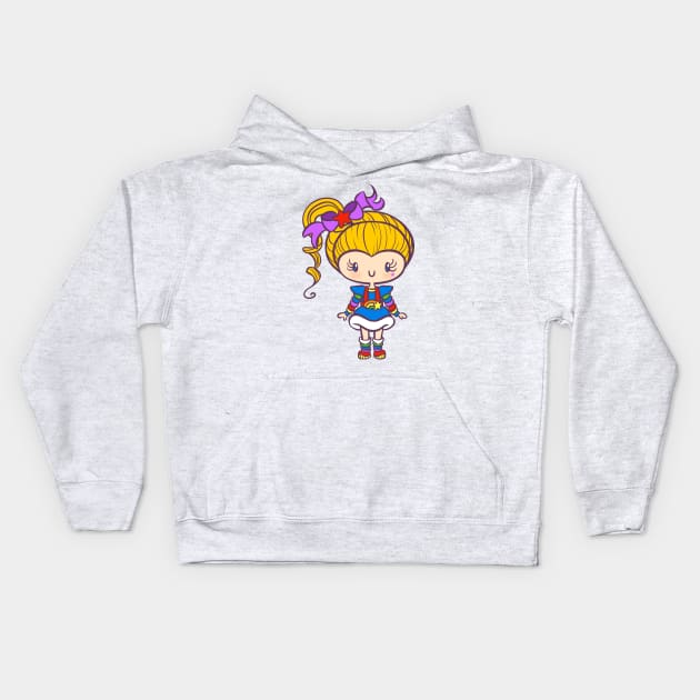 Rainbow CutiE Kids Hoodie by Ellador